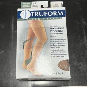 Truform Tan Thigh Length Stockings for Men